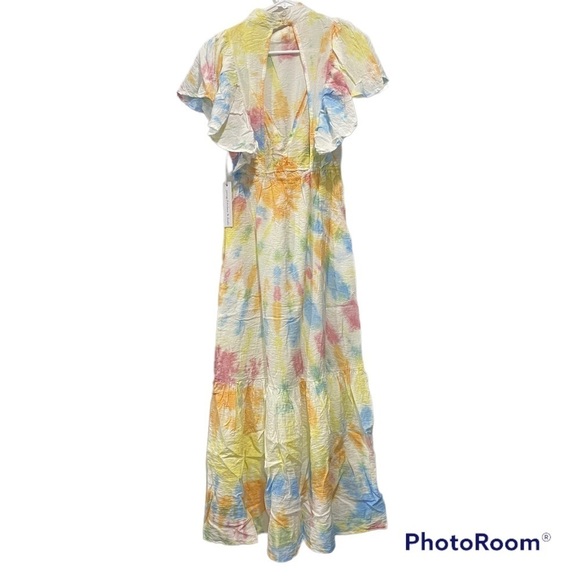 Women’s Cruz Multicolored Tie Dye Maxi Dress YOUNG, FABULOUS & BROKE Size S - Picture 3 of 8